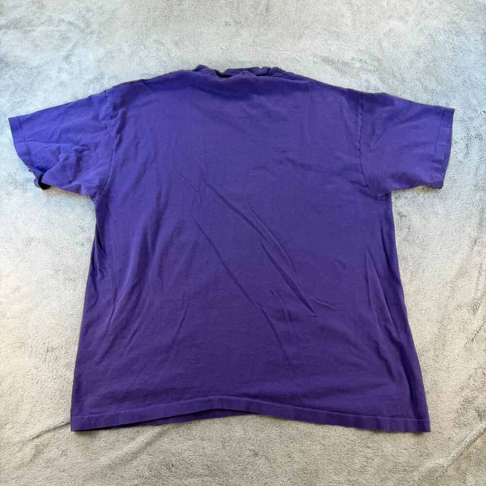Hard Rock Cafe Las Vegas T Shirt Mens XL USA Single Stitch Purple